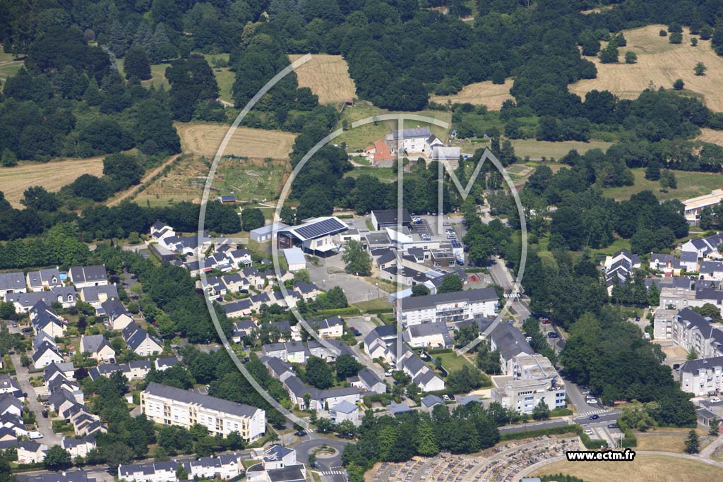 Photo arienne de Saint-Herblain (Les Quatre Vents)