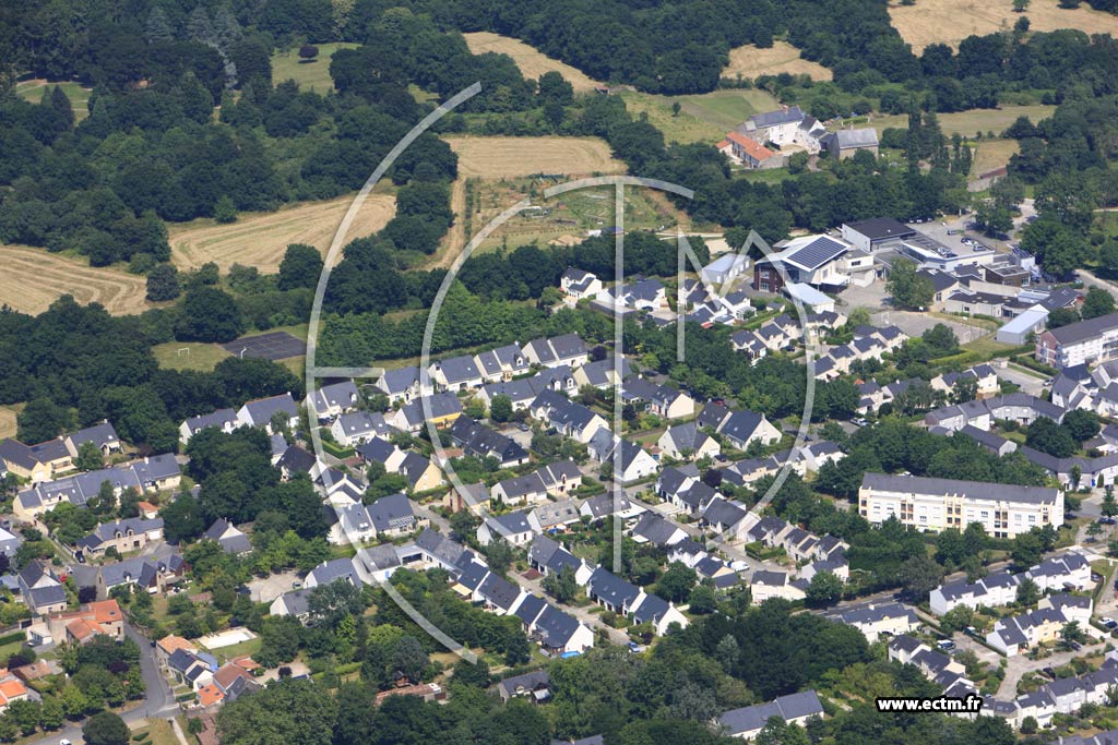 Photo arienne de Saint-Herblain (Les Quatre Vents)