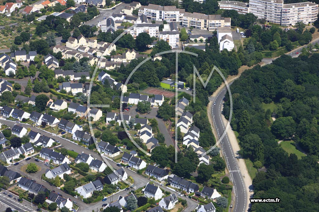 Photo arienne de Saint-Herblain (Les Thbaudires)