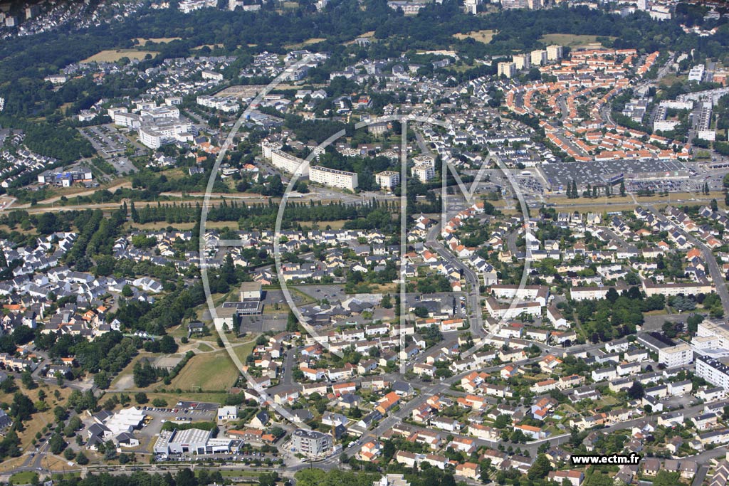 Photo arienne de Saint-Herblain (Preux)