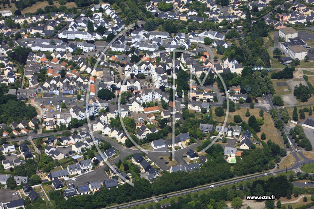 Photo arienne de Saint-Herblain (Preux)