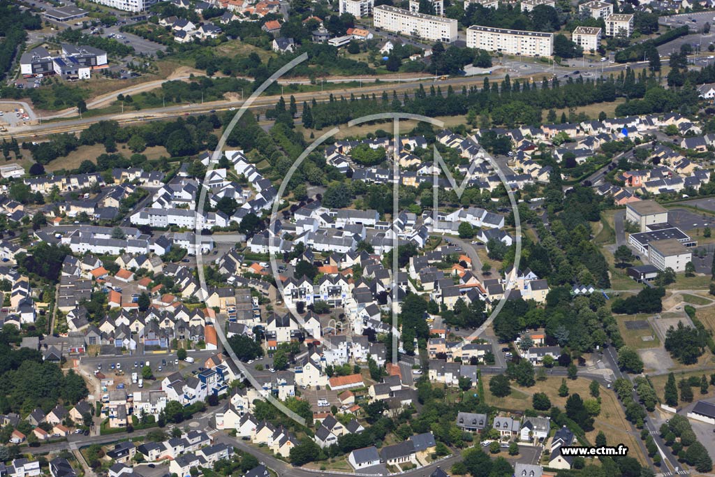 Photo arienne de Saint-Herblain (Preux)