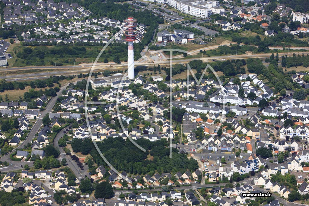 Photo arienne de Saint-Herblain (Preux)