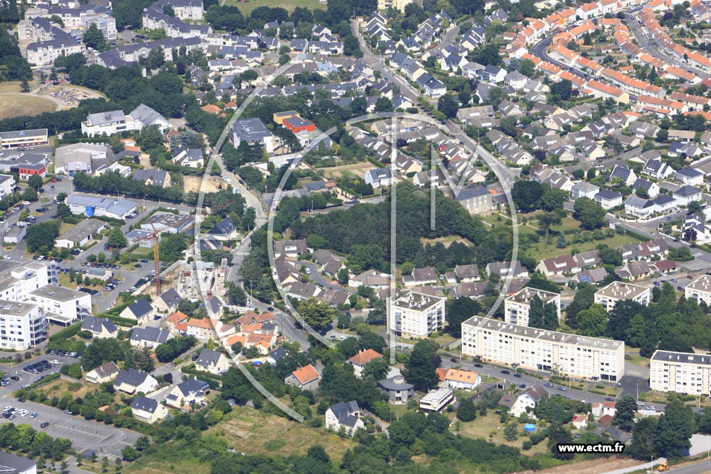 Photo arienne de Saint-Herblain (Preux)
