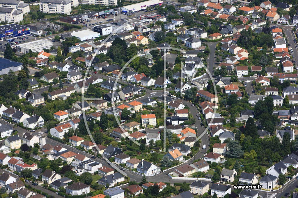 Photo arienne de Saint-Herblain (Route de Vannes)