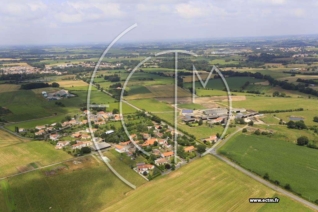 Photo arienne de Saint-Hilaire-de-Clisson