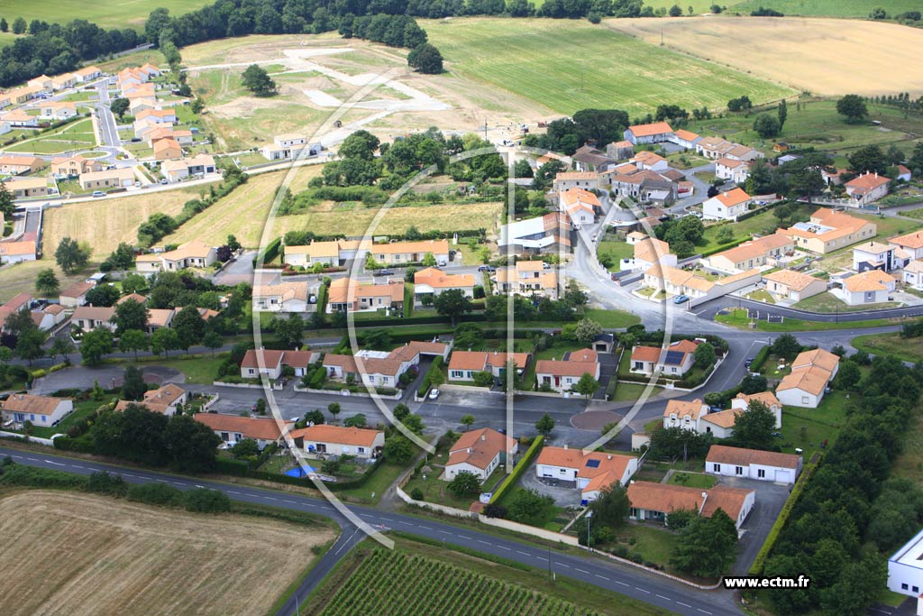 Photo arienne de Saint-Hilaire-de-Clisson