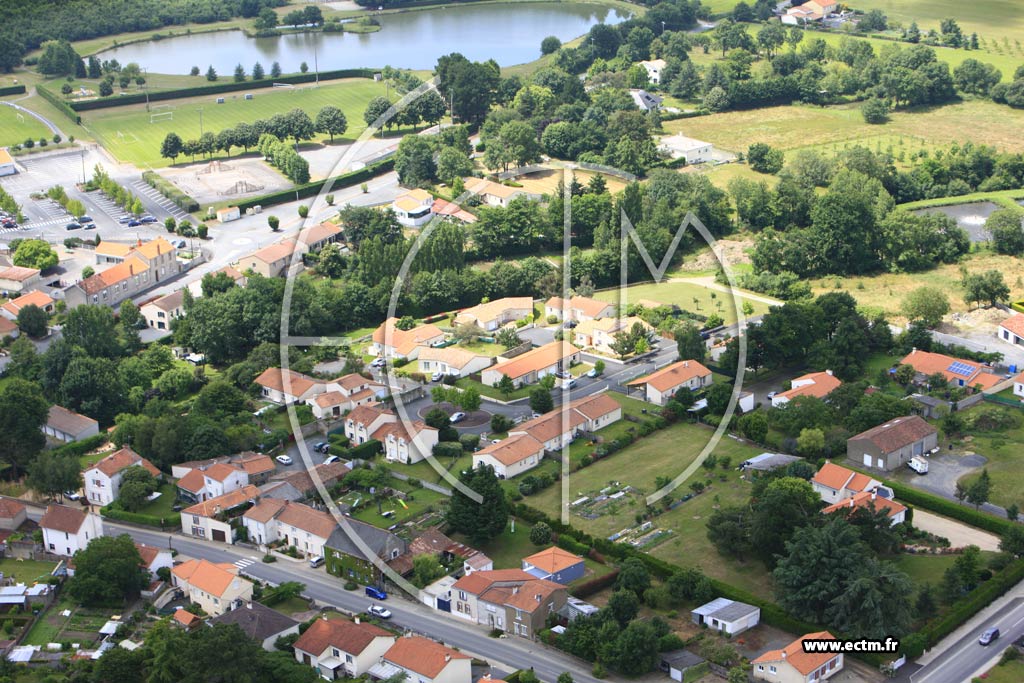 Photo arienne de Saint-Hilaire-de-Clisson