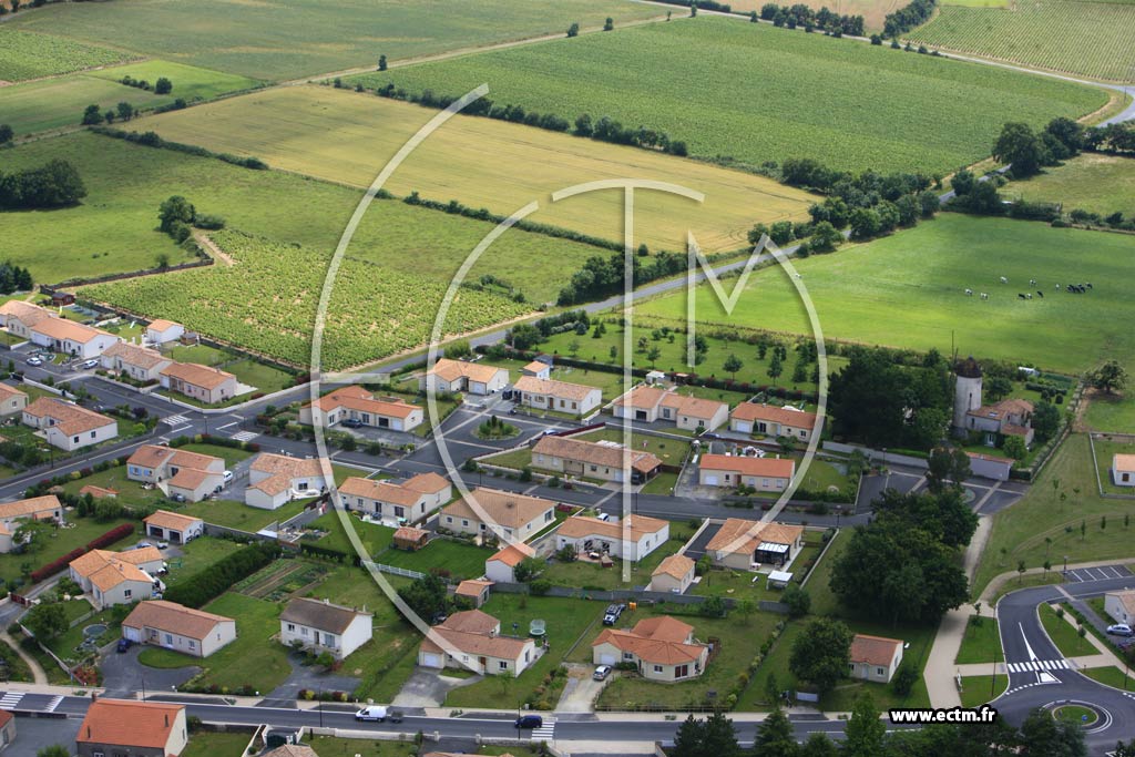 Photo arienne de Saint-Hilaire-de-Clisson
