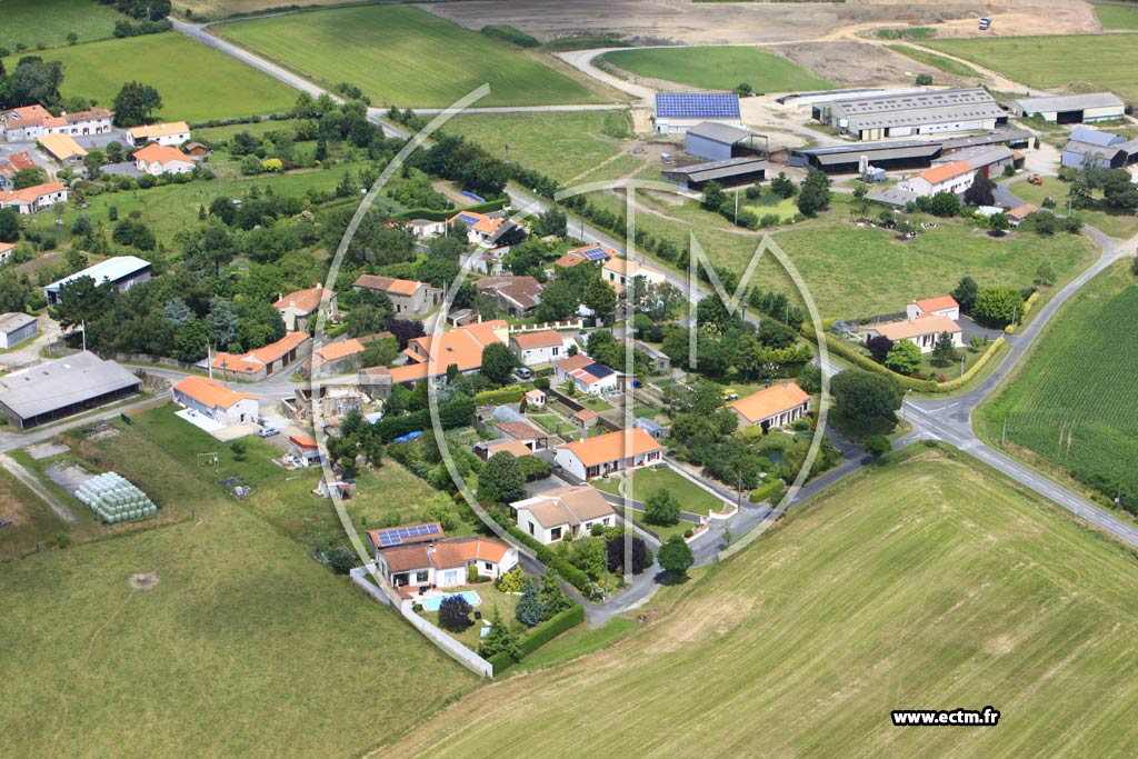 Photo arienne de Saint-Hilaire-de-Clisson (La Palaire)