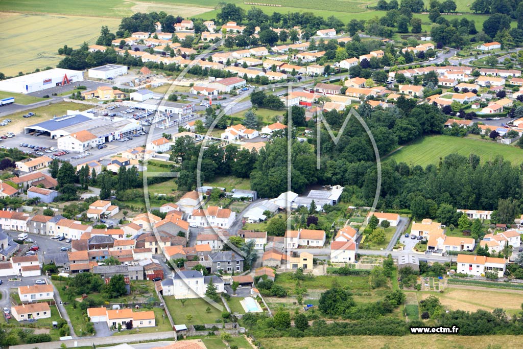 Photo arienne de Saint-Lumine-de-Clisson