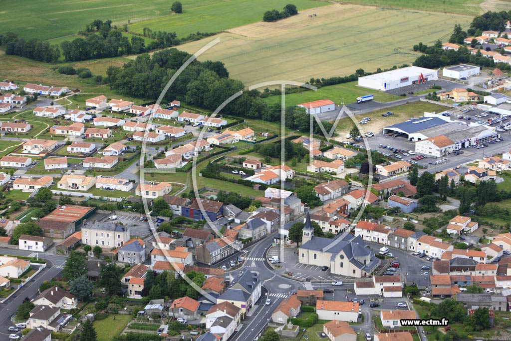 Photo arienne de Saint-Lumine-de-Clisson