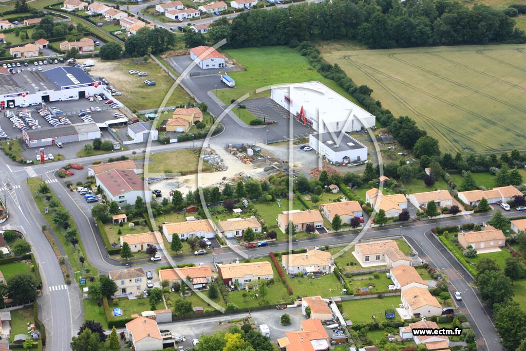 Photo arienne de Saint-Lumine-de-Clisson