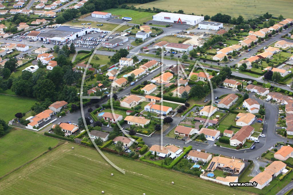 Photo arienne de Saint-Lumine-de-Clisson