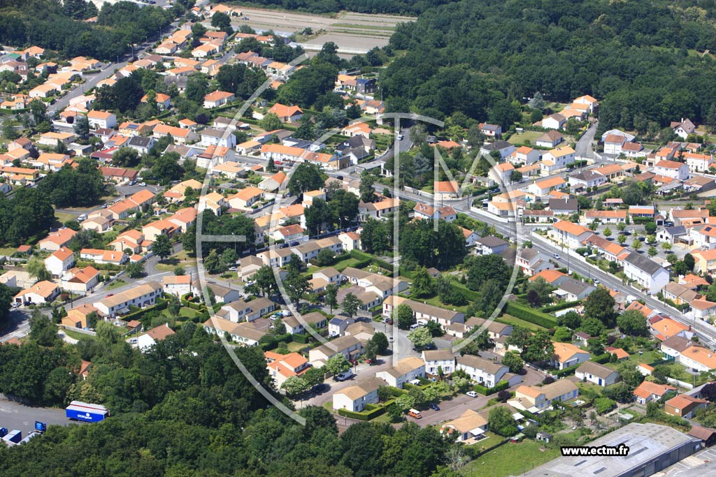 Photo arienne de Saint-Sbastien-sur-Loire (Le Portereau des Landes)