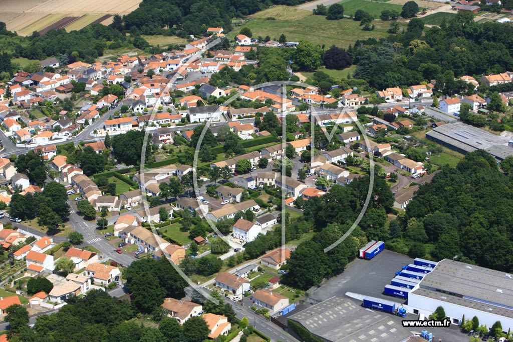 Photo arienne de Saint-Sbastien-sur-Loire (Le Portereau des Landes)