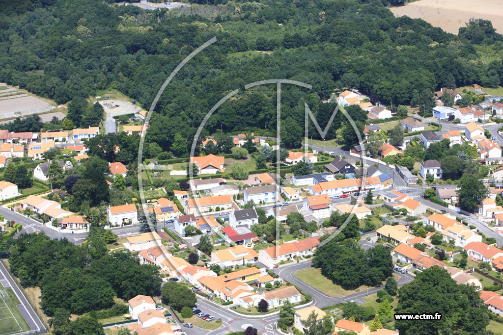 Photo arienne de Saint-Sbastien-sur-Loire (Le Portereau des Landes)