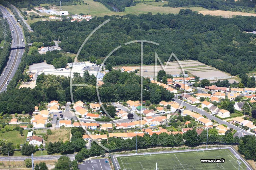 Photo arienne de Saint-Sbastien-sur-Loire (Le Portereau des Landes)