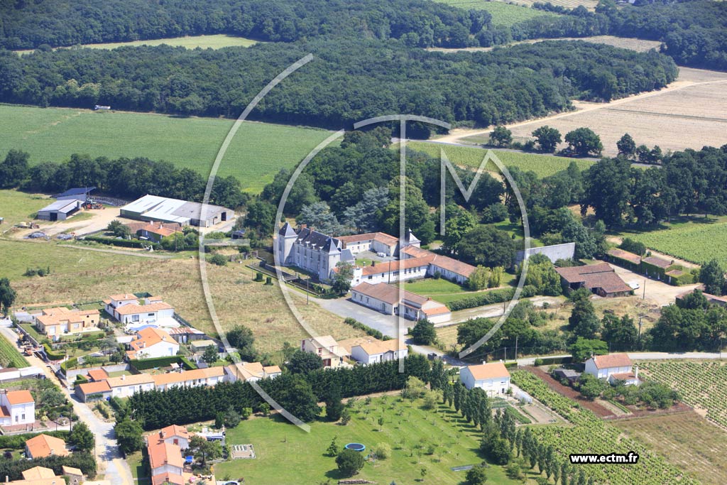 Photo arienne de Vallet (La Pommeraie)