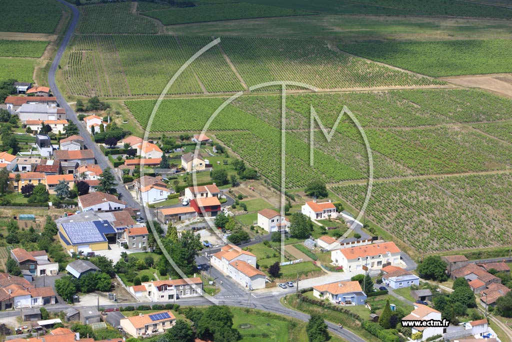 Photo arienne de Vallet (Les Corbeillres)