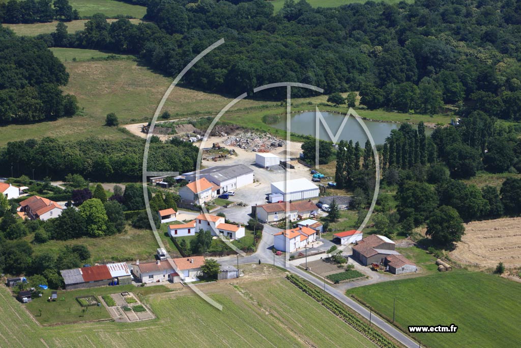 Photo arienne de Vallet (Les Giraudires)