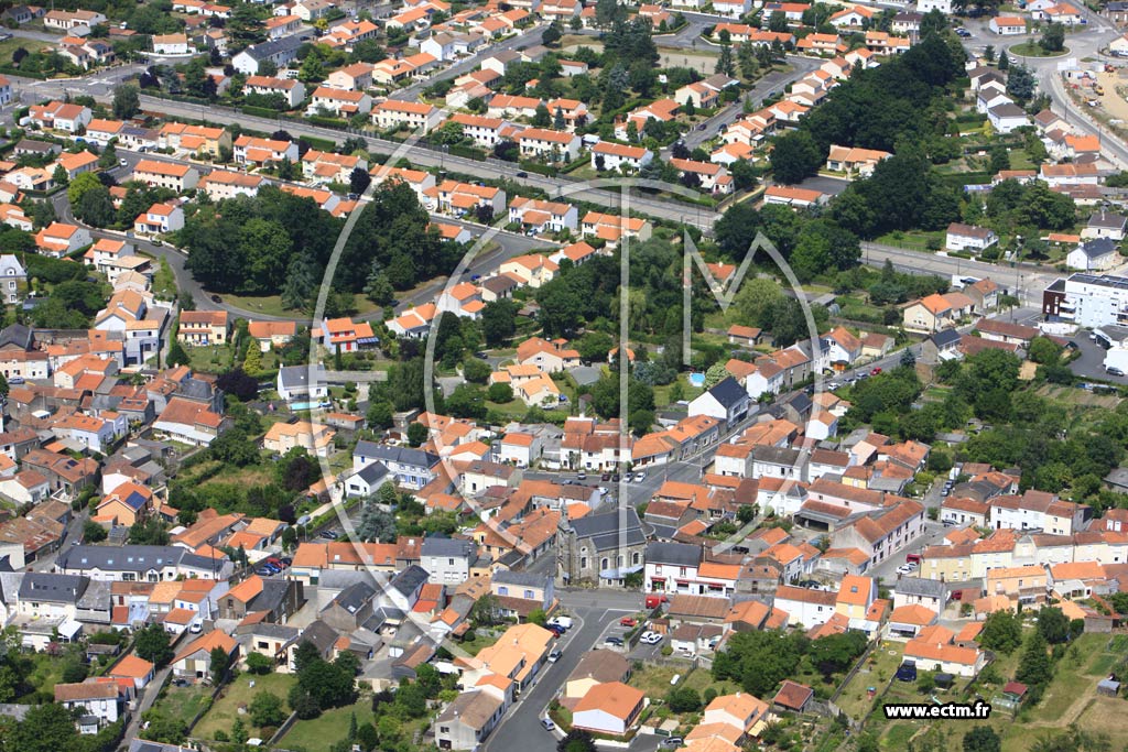 Photo arienne de Vertou (Beautour)