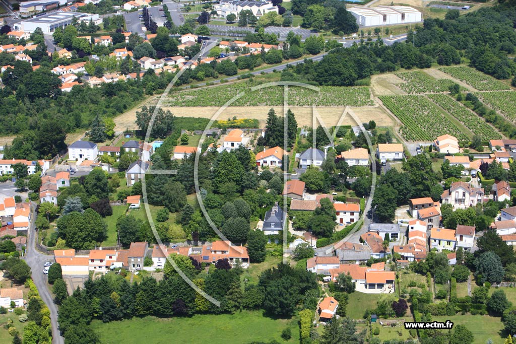 Photo arienne de Vertou (La Gombergre)