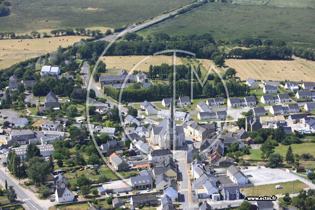 Photo arienne de Crossac