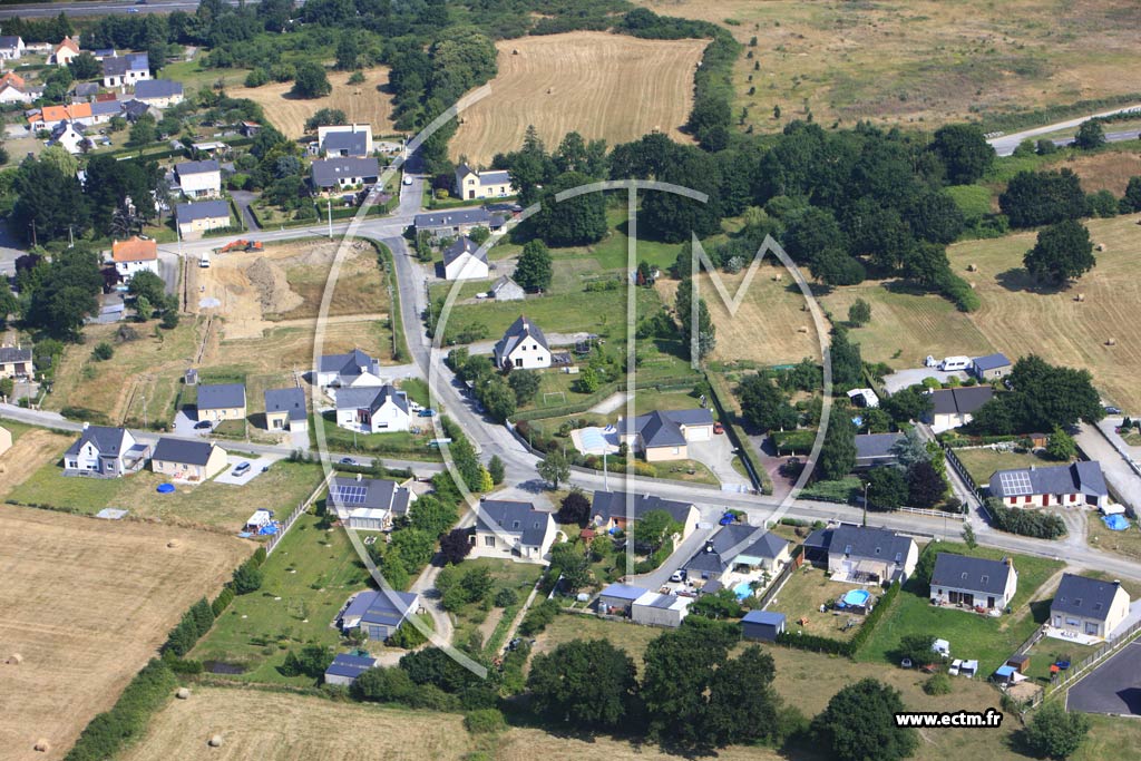 Photo arienne de Donges (La Censie)