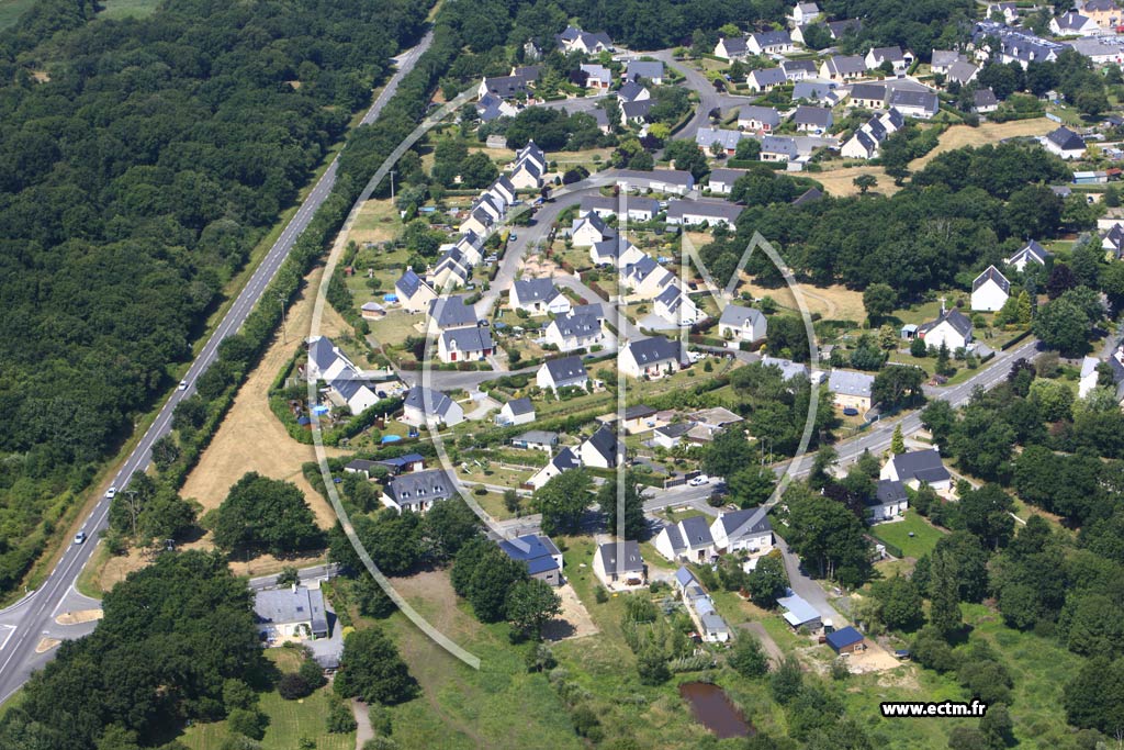 Photo arienne de La Chapelle-des-Marais