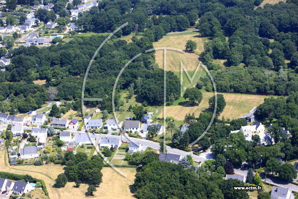 Photo arienne de La Chapelle-des-Marais