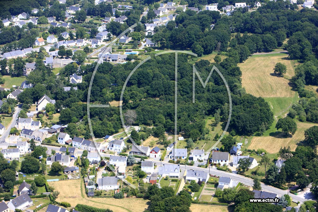 Photo arienne de La Chapelle-des-Marais