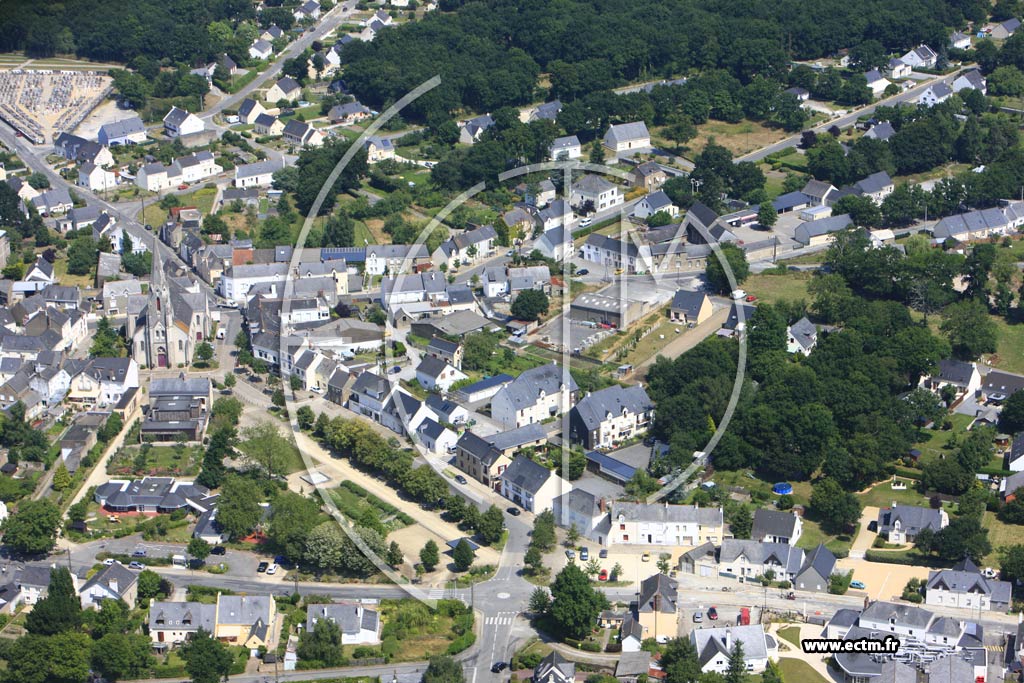 Photo arienne de La Chapelle-des-Marais