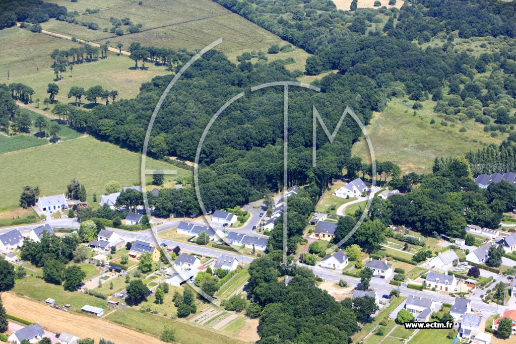 Photo arienne de La Chapelle-des-Marais