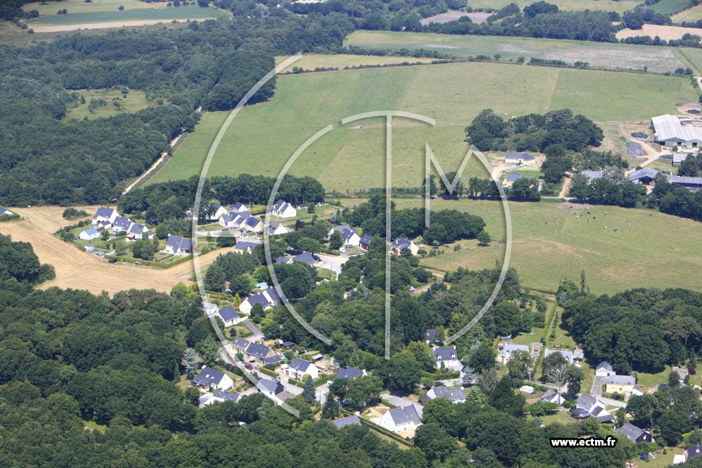 Photo arienne de La Chapelle-des-Marais