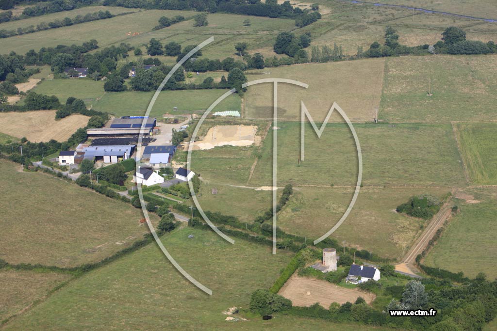 Photo arienne de La Chapelle-Launay (Moulin de la Guyonnire)