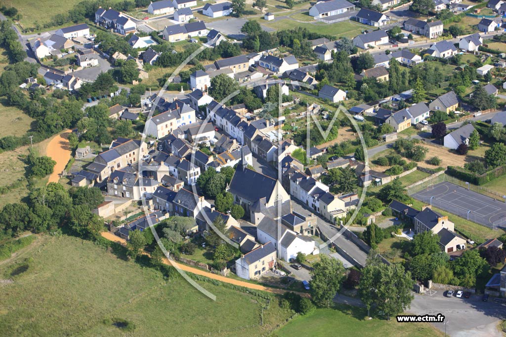 Photo arienne de Lavau-sur-Loire