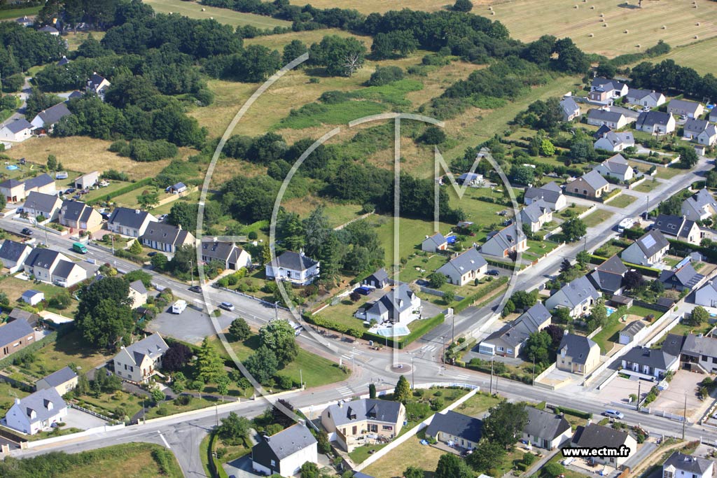 Photo arienne de Prinquiau (Haut Chemin)