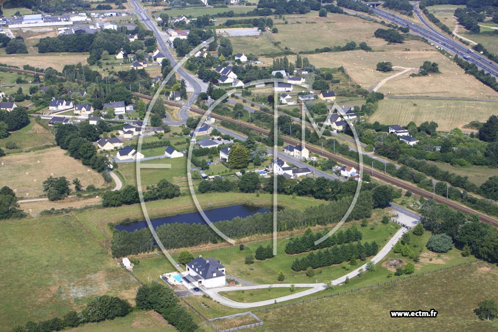 Photo arienne de Prinquiau (Villeneuve)