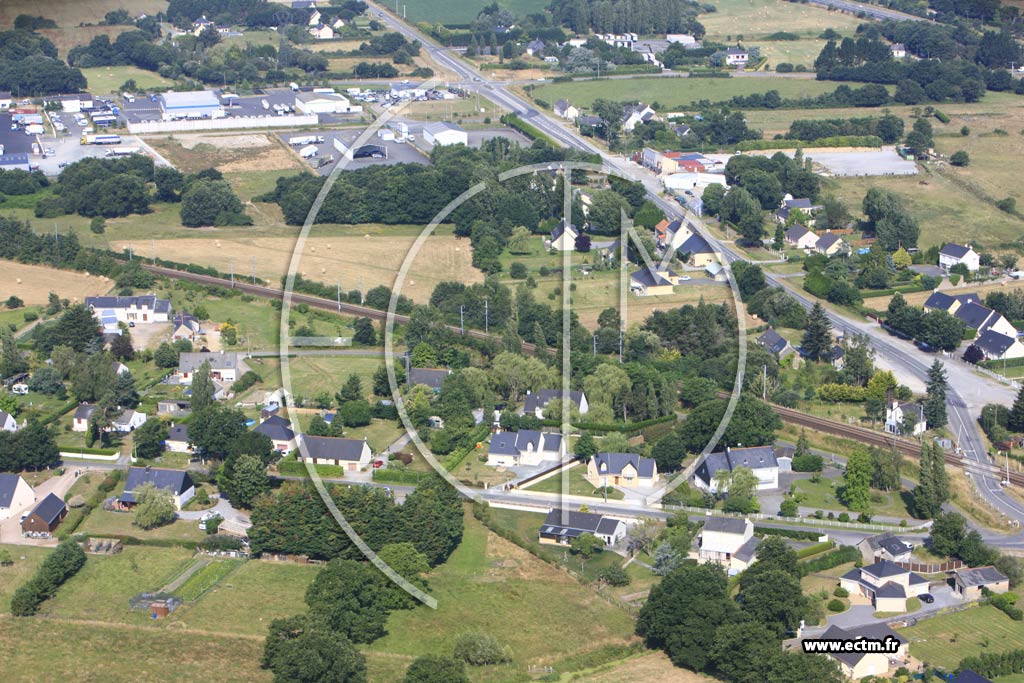 Photo arienne de Prinquiau (Villeneuve)