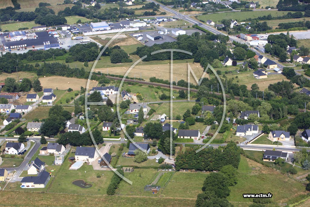 Photo arienne de Prinquiau (Villeneuve)