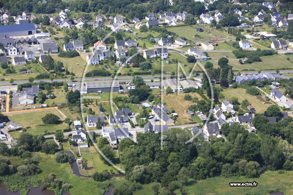 Photo arienne de Saint-Joachim (Ile d'Aignac)