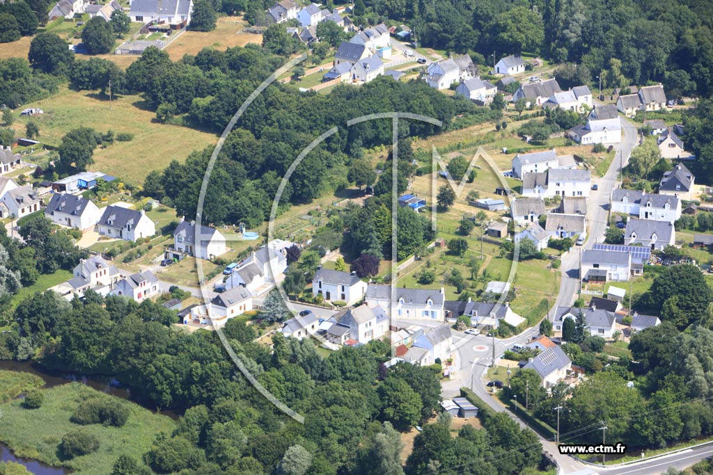 Photo arienne de Saint-Joachim (Ile de Mazin)
