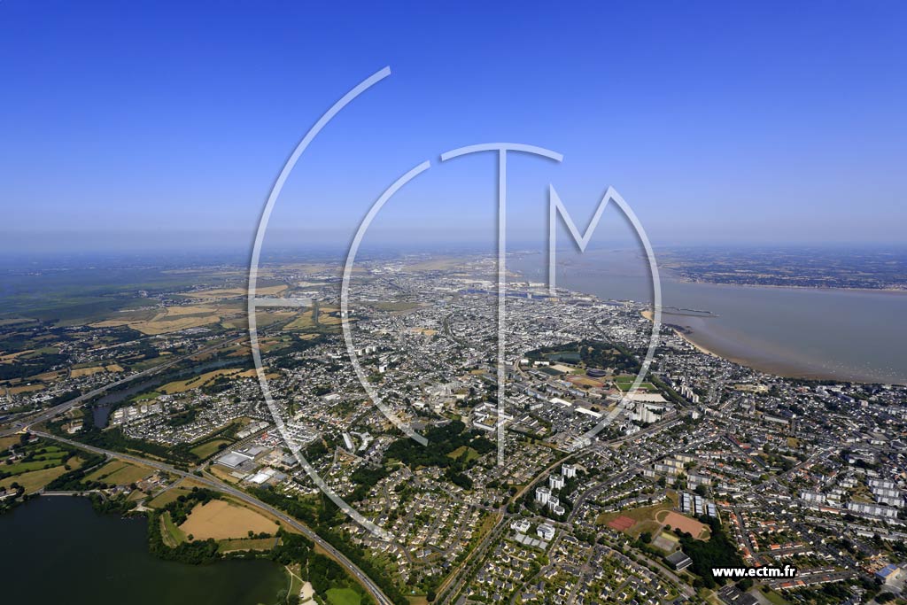 Photo arienne de Saint-Nazaire