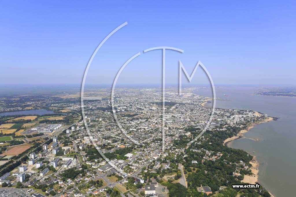 Photo arienne de Saint-Nazaire