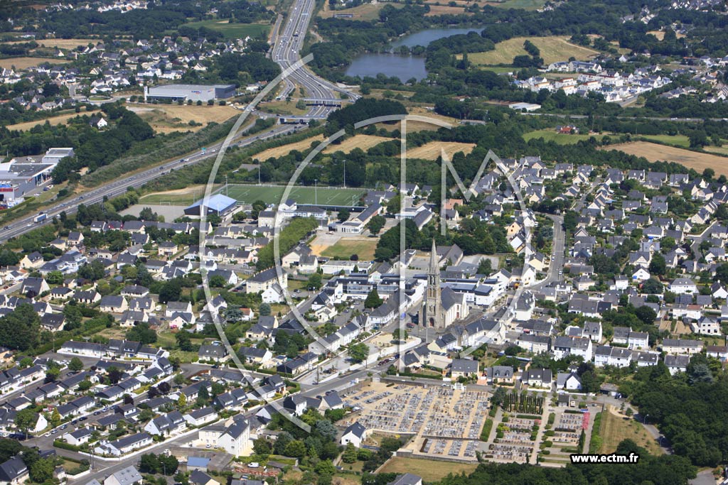 Photo arienne de Saint-Nazaire (Bois Jolland)