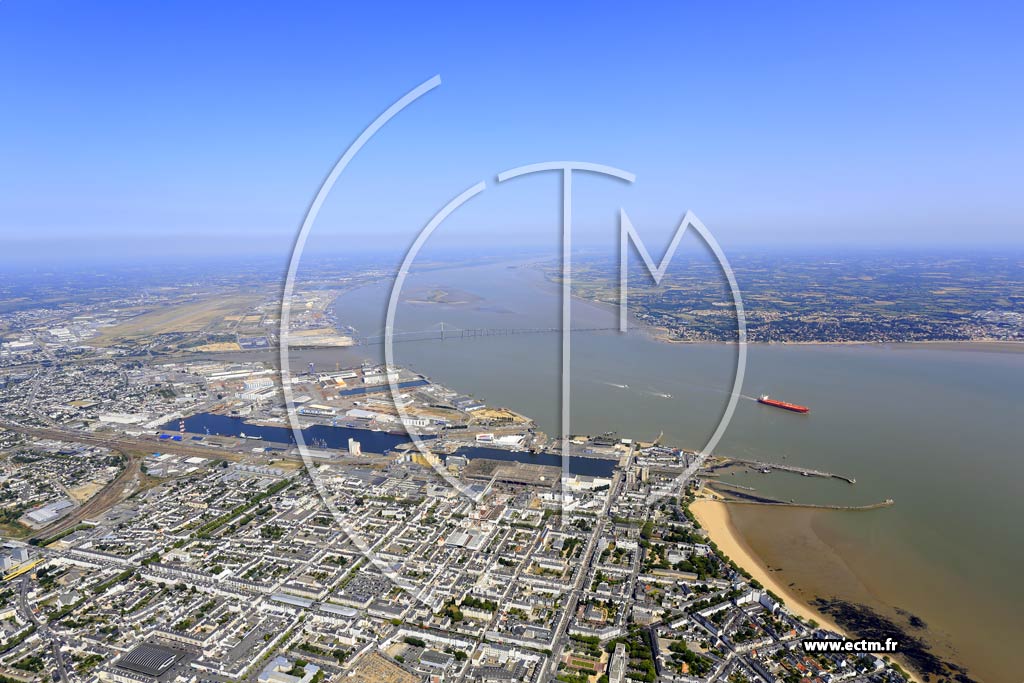 Photo arienne de Saint-Nazaire (Centre)