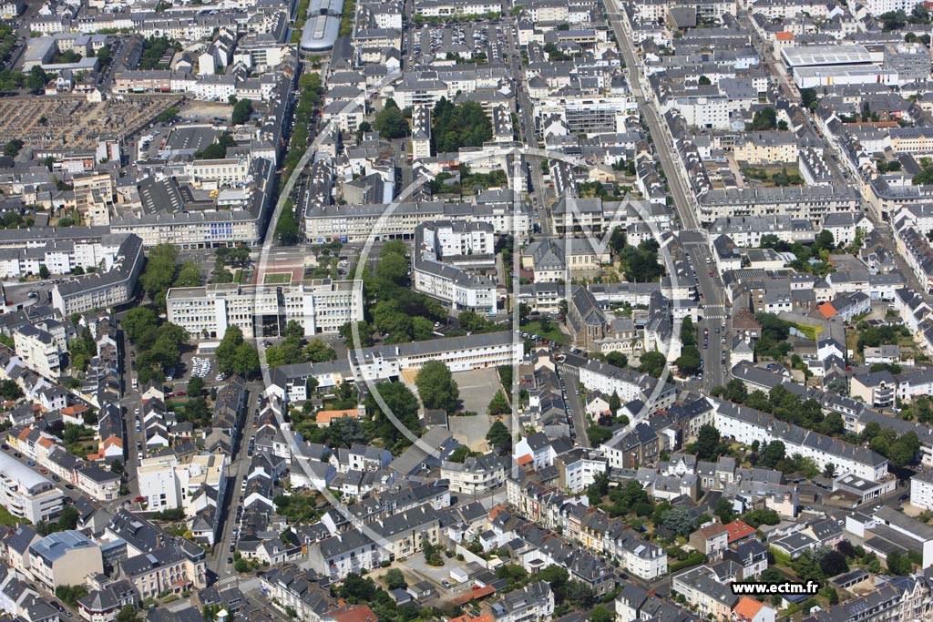 Photo arienne de Saint-Nazaire (Centre)