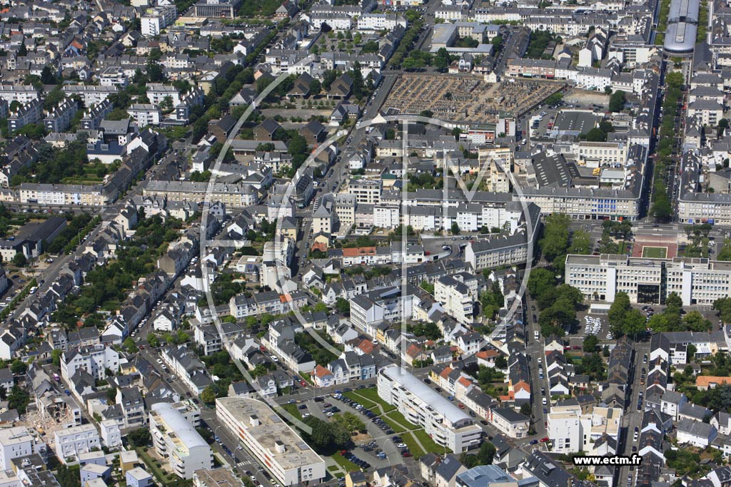 Photo arienne de Saint-Nazaire (Centre)
