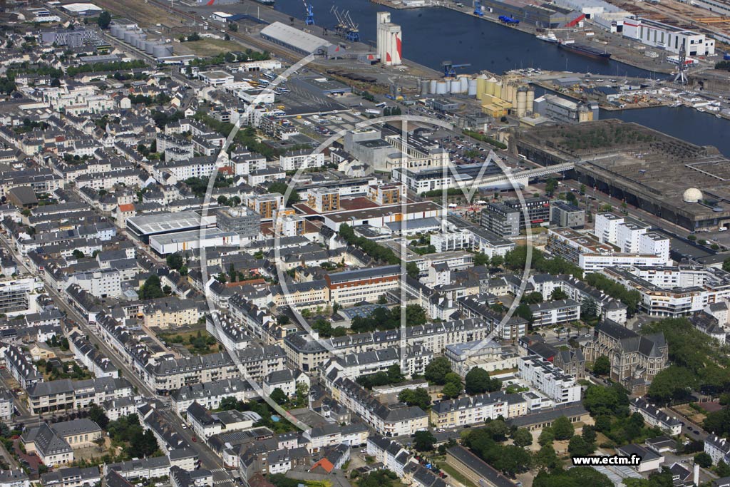 Photo arienne de Saint-Nazaire (Centre)